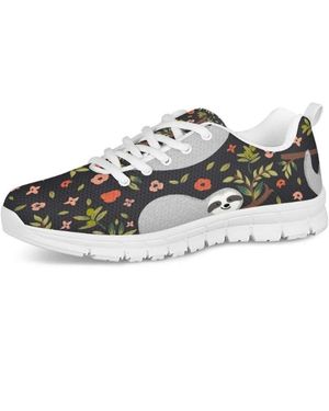 Sneaker Zapatillas de Deporte Multicolor con Imagenes Encantadoras para Dama Mujer con Cordones 36-45 Talla Europea