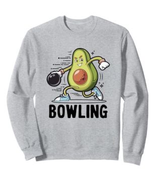 Aguacate Jugar Bolos Comida Vegetariana Saludable Sudadera