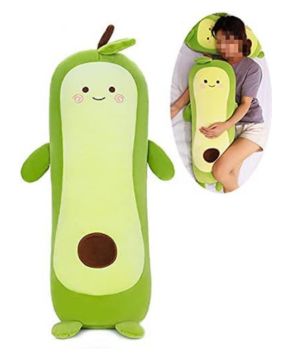 Aguacate, pera de cocodrilo, aguacate verde, simulación aguacate peluche muñeca dormir almohada, muñeca, almohada, cojín de juguete (cláusula larga 90cm)