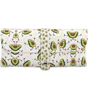 Bolsa de cuero para gafas de sol, funda para gafas de sol con estampado de corazones de orgullo gay de colores