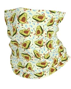 Buewutiry - Cubrecuello para hombre y mujer - Bufanda deportiva de aguacate - Pasamontañas