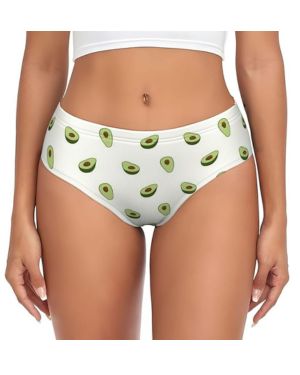 Calzoncillos elásticos Beyondsoft con estampado de aguacate para mujer, bragas cómodas y flexibles