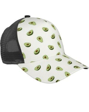 DRTGEDS Gorra de béisbol de malla de aguacate, gorra de sarga de perfil bajo para papá para mujeres y hombres