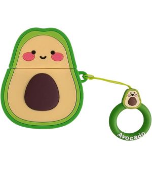 Funda para AirPods Pro 3 (2025), diseño creativo 3D de aguacate de dibujos animados, funda de silicona suave para AirPods Pro 3
