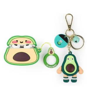Funda para AirPods de 3ª generación con muñeca y llavero con cordón antipérdida, funda protectora de silicona
