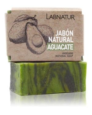 Jabón Natural Aguacate 100g Labnatur. Hidratante Natural. Rico en Acidos Grasos. Vegano con Aceite Esencial