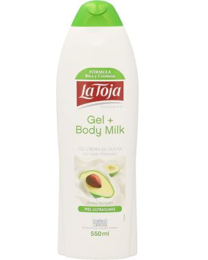 La Toja - Gel Crema de ducha y Body Milk - Aroma Aguacate - Piel Ultrasuave - 550ml