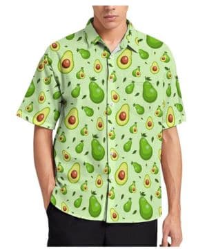 Lurhonp Camisas hawaianas para hombre, estilo informal, de manga corta, con botones, para playa, tropical