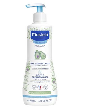 Mustela Gel de limpieza suave, 500 ml (paquete de 1)
