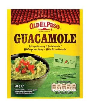 Old El Paso Sazonador para Guacamole, 20g