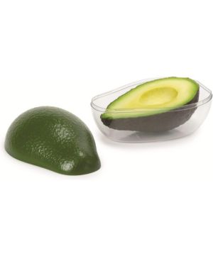 Snips, Guarda, Contenedor de Aguacate para Nevera, San, Transparente Y Verde, 13 cm