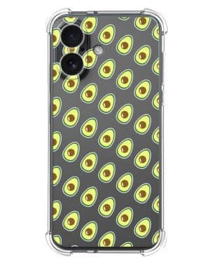 Tumundosmartphone Funda Silicona Antigolpes para iPhone 17 (6.3) diseño Aguacate Dibujos