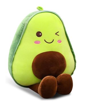 Wishstar Peluche Aguacate Cojín 30cm, Juguete de Felpa Suave y Dulce, Regalo de Peluche para Niños