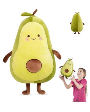 YISKY Muñeca de Peluche de Aguacate, 32 cm Avocado Plush, Frutas de Aguacate