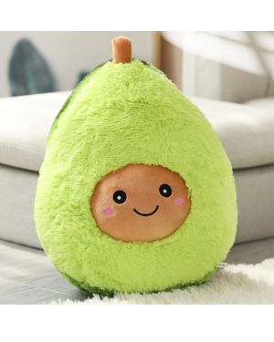 Zaloife Peluche Aguacate, 20 cm Peluche Aguacate, Almohada De Felpa Rellena, Aguacate Cojín, Peluches para Niñas