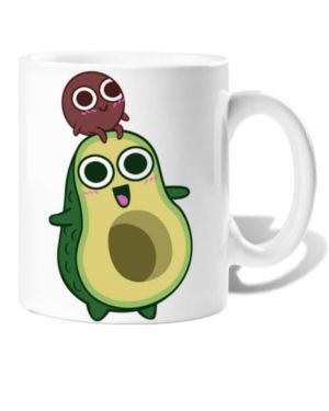 latostadora Taza Divertida para Regalar Madre Feliz Aguacate - Tazas de café grandes, graciosas, bonitas para el desayuno - Regalos originales - 325 mL - ref