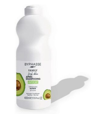 Acondicionador Nutritivo Byphasse Family Fresh Delice Cabellos Secos Aguacate (400 ml)