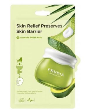 FRUDIA. Mascarilla Facial Aliviadora de Aguacate Calmante Avocado sheet mask