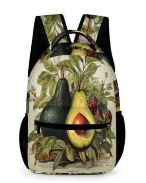 Aguacate Mochila Para El Colegio Estudiantes Infantil Mochila Escolar Tema de Frutas Personalizada Para Alumnos