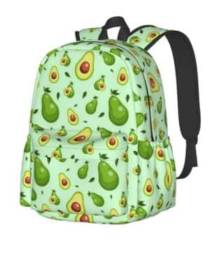 Mochilas para adultos con diseño de aguacates, mochila ligera para portátil de 15 pulgadas, ideal como regalo para hombres y mujeres. II