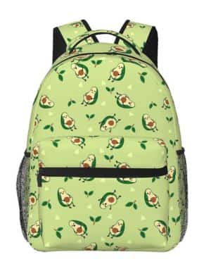 Mochilas para adultos con diseño de aguacates, mochila ligera para portátil de 15 pulgadas, ideal como regalo para hombres y mujeres.