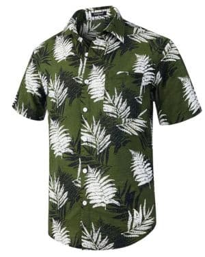 Enlision Camisa Hawaiana Hombre Manga Corta Camisas Flores Funky Camisas Estampadas Verano Casual Camisa Playa con Bolsillo S-4XL