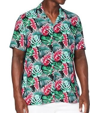 find. Camisa Hawaiana de Manga Corta Hombre