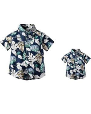 Daddy and Me - Trajes hawaianos a juego para padre e hijo, camisas a juego