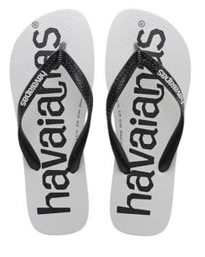 Havaianas - Top Logomanía, Chanclas Cómodas, Duraderas y Ligeras, Suela con Logo en Grande, Adultos Unisex