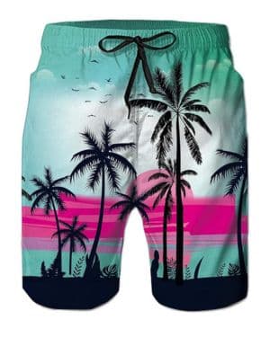 Fanient Pantalones Cortos de natación para Hombre Gráficos 3D Watershorts Pantalones Cortos de Playa