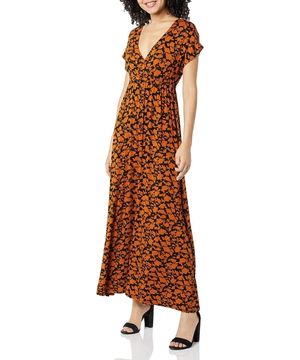 Amazon Essentials Vestido Entallado Largo (Talla Grande Disponible) Mujer