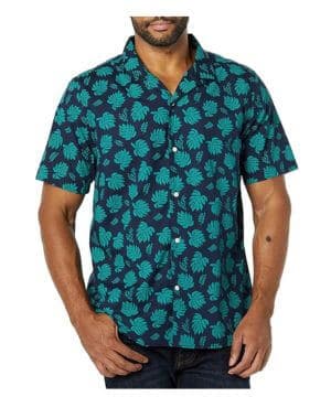 Amazon Essentials Camisa Hawaiana de Corte Ajustado Hombre