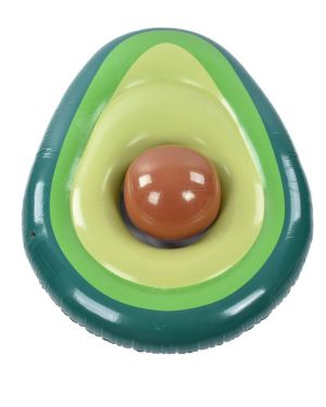BAFOVY Flotador de Piscina de Aguacate, Balsa Inflable Gruesa de PVC para Entretenimiento Acuático