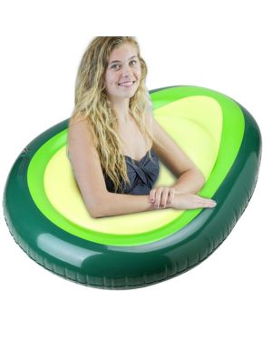 Flotadores inflables para Piscina con Bola, Flotador Inflable de Aguacate para niños y Adultos