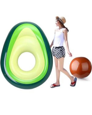 MU Flotador de Playa Del Verano Flotador Inflable Gigante Aguacate, Piscina Al Aire Libre Juguete Flotador