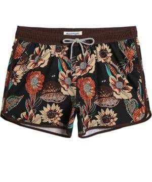 MaaMgic 7 2 en 1 Bañador con Forro de Compresión con Cremallera Hombre Shorts de Baño Shorts de Playa Traje de Baño para Natación Secado rápido