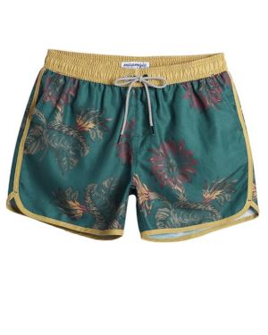 MaaMgic Bañador 5.5 Hombre de Natación Secado Rápido Interior de Malla 4-Way Stretch