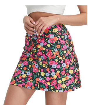 Westkun Falda de Tenis para Mujer con Bolsillos Cortos Falda Pantalon de Golf Atlética Mini Faldas