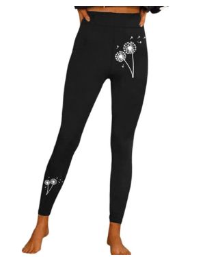 2026 - Mallas térmicas para mujer y hombre, pantalones deportivos de yoga con estampado de flores