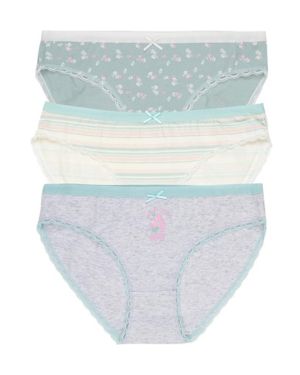 Channo Braguitas algodón de Diferentes Dibujos. Tacto Suave, Tejido elástico. Pack de 3 Bragas