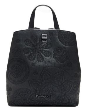 Desigual Accessories, Accesorios de PU Backpack Mini Mujeres, Negro, Einheitsgröße
