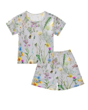 Conjunto de pijama corto para niños Conjunto Algodón
