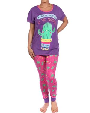 Pijama para mujer 805 u 806, de algodón y modal