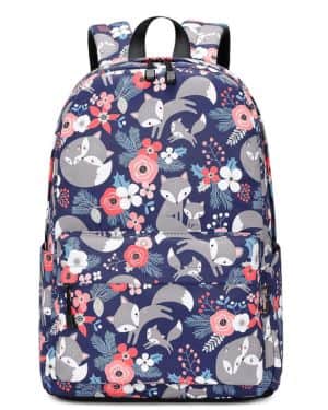 Wadirum Bolso tipo cartera casual para mujer mochila escolar universitaria para niña Zorro
