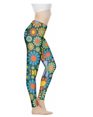 Xhuibop Pantalones de yoga para mujer, leggings de entrenamiento con control de abdomen, mallas elásticas