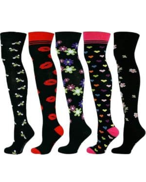 Mysocks Sobre la rodilla calcetines punto