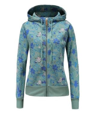 YIzdegg Cárdigan de punto para mujer con frente abierto con bordado de flores, manga larga, abrigo de punto, cuello en V