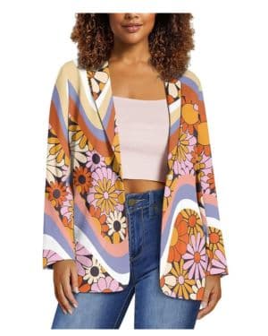 xixirimido Chaqueta tipo blazer de manga larga con un botón para mujer, para el trabajo, viajes, fiestas, ajuste regular