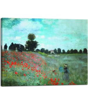 Gran campo de amapolas cerca de Argenteuil por Claude Monet famosas pinturas al óleo