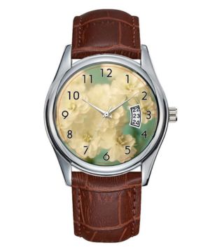 Reloj casual impermeable de cuarzo para hombre, reloj de fecha, clásico, negocios, cuero marrón